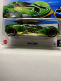Green Crescendo X-Raycers HYX85 N521 2024 Short Card Hot Wheels Diecast Car
