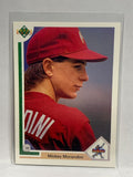 # 18 Mickey Morandini RC Philadelphia Phillies 1991 UD Baseball card