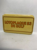 Loto plaque 83 de Gulf  Button Pinback
