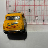Yellow Mini Cooper Express Wheels Unbranded Diecast Car