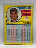 # 676 Eric Plunk  New York Yankees 1991 Fleer Baseball card