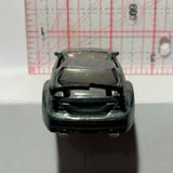 Silver Crushed AMG-Mercedes CLK Hot Wheels Diecast Car