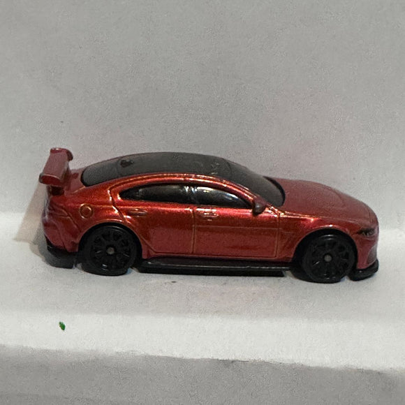 Red Jaguar XE SV Project 8 FYB40 Hot Wheels Diecast Car