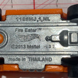 Orange Fire Eater Truck Engine Hot Wheels Emergency Diecast Car