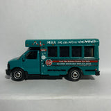 Blue MBX Science Center GMC School Bus Matchbox Diecast Car