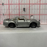 Silver Porsche 959 Maisto Diecast Car