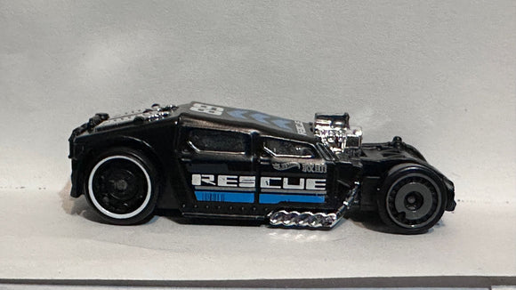 Black Rescue Lethal Diesel GRX45 ©2020 Hot Wheels Diecast Car