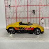 Yellow MX48 Turbo Hot Wheels Diecast Car