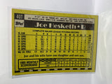 # 40T Joe Hesketh  Atlanta Braves 1990 Topps Baseball Cards