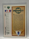 # 72 Brent Mayne Top Prospect Kansas City Royals 1991 UD Baseball Cards