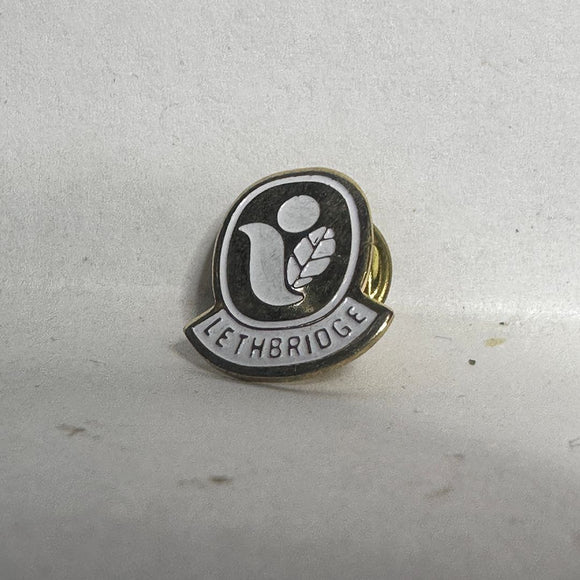 Lethbridge City Logo Alberta  Lapel Pin