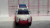 White Fire Chief Ford Explorer 2012 Hot Wheels Diecast Car