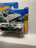White Track Dwagon HW Wagons JBB10 N521 2024 Short Card Hot Wheels Diecast Car