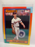 # 54T Mark Langston  Los Angeles Angels 1990 Topps Baseball Cards