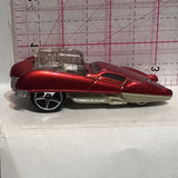 Red Mercury Tail Dragger ©2004 Mcdonalds Hot Wheels Diecast Car