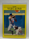 # 223 Jose Vizcaino  Los Angeles Dodgers 1991 Fleer Baseball card