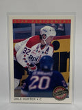 # 2 Dale Hunter Star Performers Washington capitals 92-93 O-Pee-Chee Premier Hockey Cards
