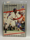 # 493 Ivan Calderon  Chicago White Sox 1991 Bowman Baseball card