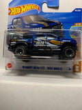 Blue '19 Chevy Silverado Trail Boss Lt HW Dirt  Short Card Hot Wheels Diecast Car