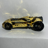 Gold Rocket Fire Hot Wheels Diecast Car
