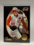 # 42 Pete Schourek  Cincinnati Reds 1996 Pinnacle Summit Baseball card
