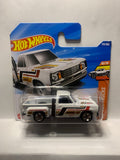 White 1978 Dodge Li'l Red Express Truck HW Hot Trucks JBB03 N521 2024 Short Card Hot Wheels Diecast Car