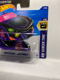 Black Monster High Ghoul Mobile HW Screen Time HYX62 N521 2024 Short Card Hot Wheels Diecast Car