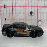 Black 1999 Ford Mustang Koiles Burnout Lessons Hot Wheels Diecast Car