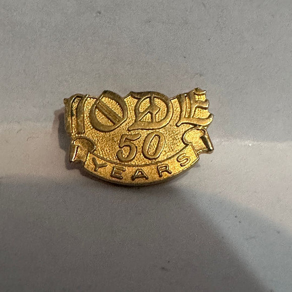 IODE 50 Years Logo  Lapel Pin