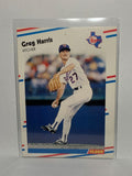 # 468 Greg Harris  Texas Rangers 1988 Fleer Baseball Cards