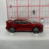 Red 2008 Lancer Evolution Mitsubishi Hot Wheels Diecast Car