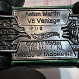 Green Aston Martin V8 Vantage 2015 Hot Wheels Diecast Car