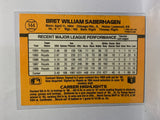 # 144 Bret Saberhagen  Kansas City Royals 1989 Donruss Baseball Cards