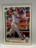 # 165 Mike Greenwell  Boston Red Sox 1991 UD Baseball Cards