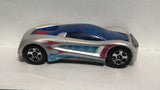 White Nitrium Hot Wheels Diecast Car