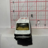 White Metro City EMS Mercedes Benz Van 307D Maisto Diecast Car