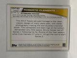 # 70YT-63 Roberto Clemente 70th Pittsburgh Pirates 2021 Topps Series One Baseball Cards