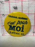 Travelin Incougnito Couger Ad  Button Pinback