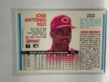 # 223 Jose Rijo  Cincinnati Reds 1992 Donruss Baseball Cards
