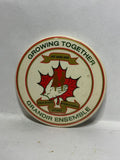 Growing together Grandir Ensemble  Button Pinback