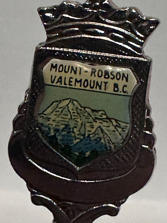 Mount Robson Valemount BC  British Columbia Souvenir Spoon