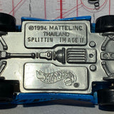 Blue Splittin Image II Vortex Hot Wheels Diecast Car