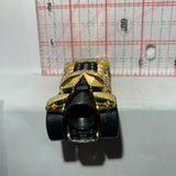 Gold Rocket Fire Hot Wheels Diecast Car