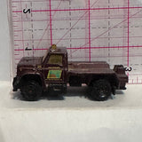 Brown Highway Maintenance Truck 1990 Matchbox Diecast Car