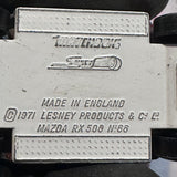 Red Mazda RX500 #66 1971 Matchbox Diecast Car