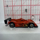 Red Flames Ferrari 333 SP Hot Wheels Diecast Car