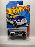 Blue Animal Rescue Duty HW Rescue 2021 Long Card Hot Wheels Diecast Car