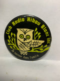 Club Radio Hibou Blanc inc Owl Se Recreer Dans l'amitie  Button Pinback
