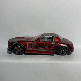 Red #03 MX48 Turbo Unbranded Diecast Car