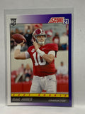 # TB9 Mac Jones Rookie Throw Back Crimson Tide 2021 Score Football Cards